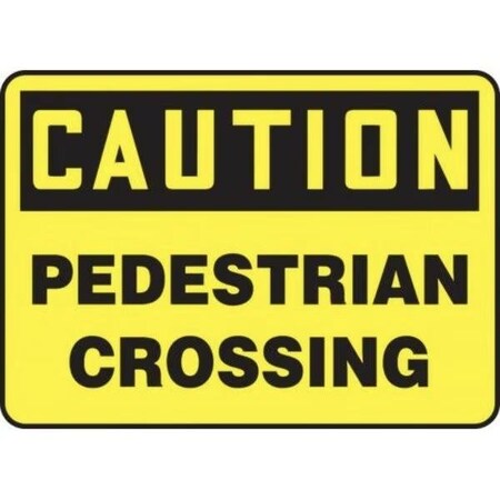 Accuform OSHA CAUTION SAFETY SIGN PEDESTRIAN MVHR688VA MVHR688VA